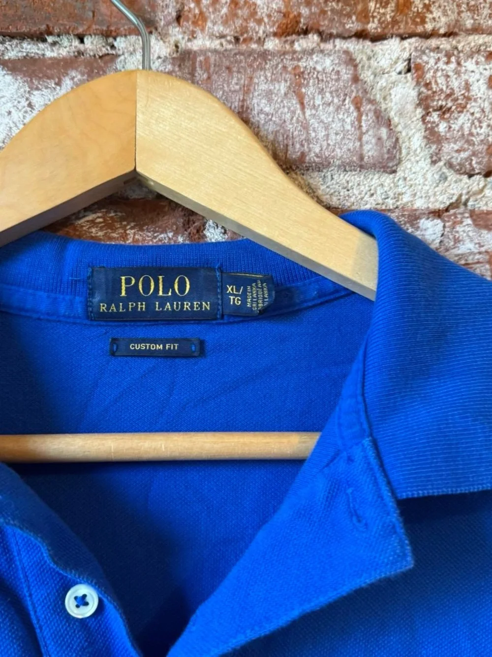 Polo by Ralph Lauren Royal Blue Embroidered Polo with Nautical Patches
